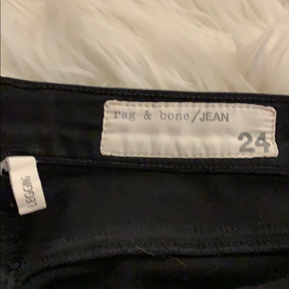 Rag & Bone Black Plush Skinny Jean - Picture 4 of 4